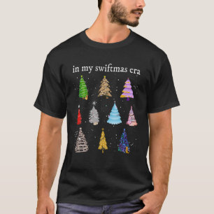 På min wiftmas Era Julgranar Julafton Snö Famil T Shirt