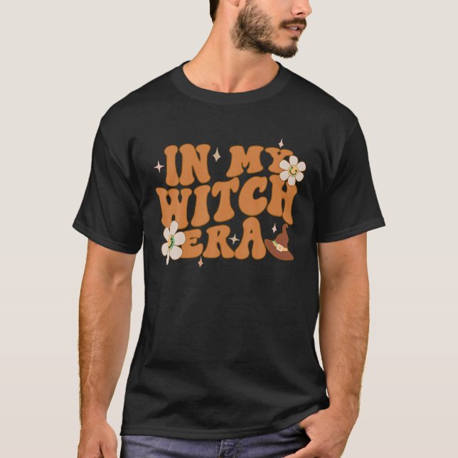 På min Witch Era Cute Retro Groovy Witchy Funny Ha T Shirt (Framsida)