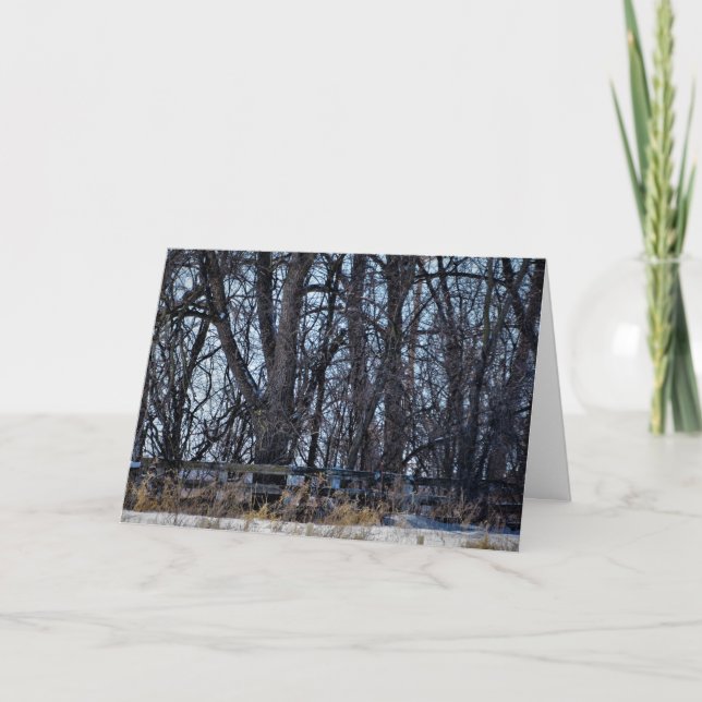 "På Minnesgatan" Julkort Kort (Framsida)