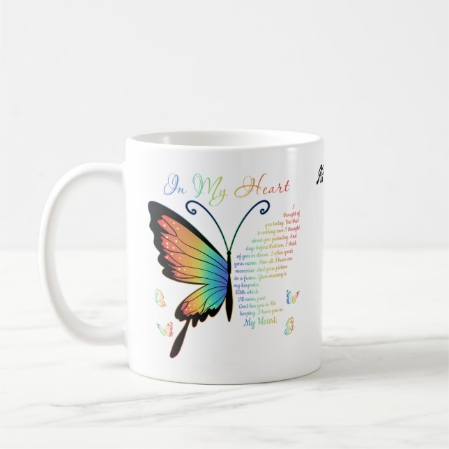 På mitt hjärta Mugg (Vänster)