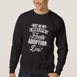 På mitt sätt är det sista adoptionsdagen för f.d. lång ärmad tröja