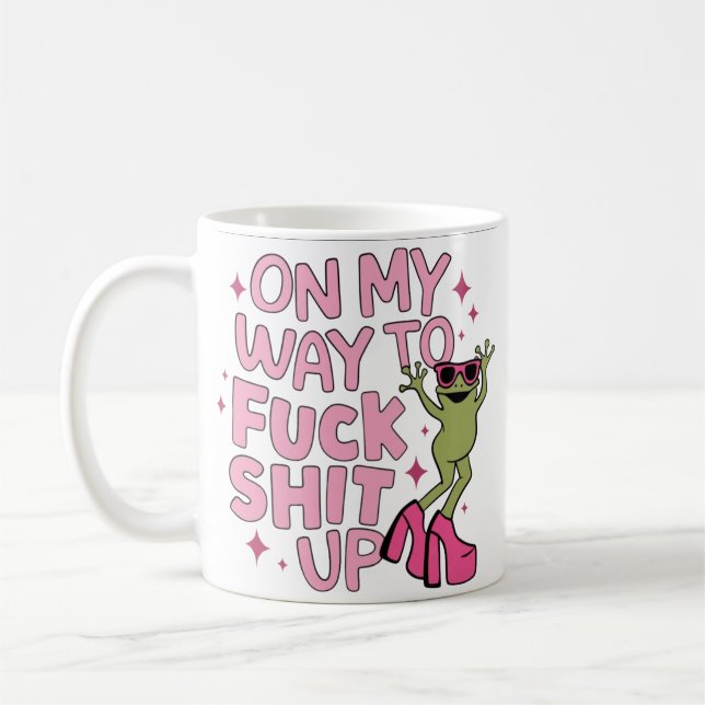 På mitt sätt att orsaka kaos kaffemugg (Vänster)