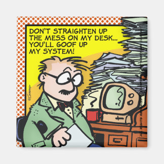 på mitt skrivbord magnet