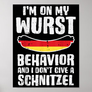 På mitt västerländska beteende, Dont Ge Schnitzel Poster