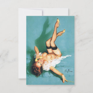 På Mobil - Vintage Pin Up Girl