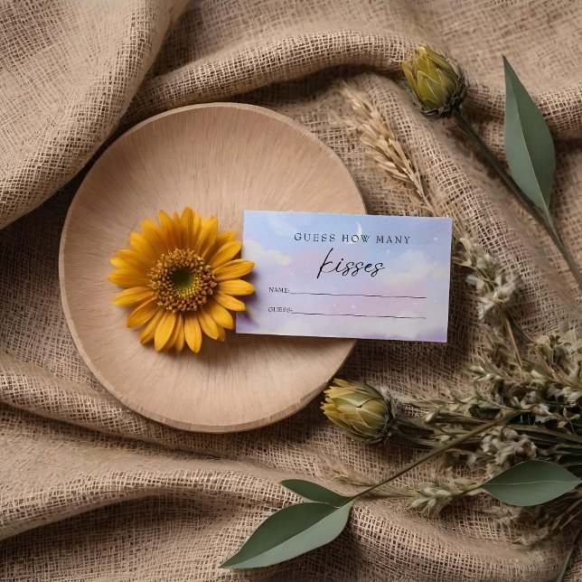 På molnet 9, hur många Kisses Möhippa-spelkort Visitkort (Skapare uppladdad)