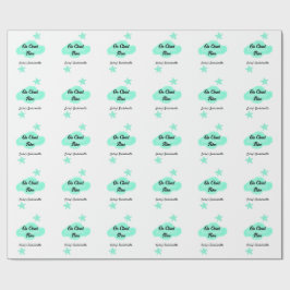 På molnet nio pastellgröna moln stjärna bacheloret presentpapper