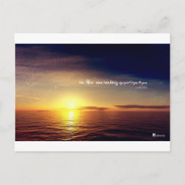 På morgonen längtar min själ efter dig vykort