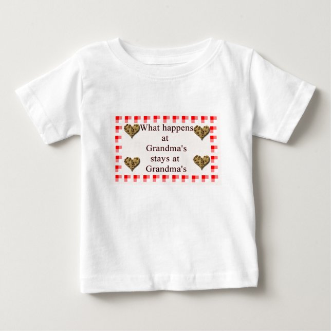På mormodern tee shirt (Framsida)