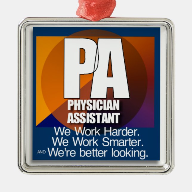 PA-MOTTOEN FUNGERAR VI MER HÅRD MER SMART JULGRANSPRYDNAD METALL (Framsidan)