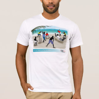 på någon strand i det karibiskt t shirt