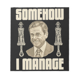 På något sätt hanterar jag anteckningsblock