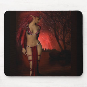 På nätterna raseri - felika Mousepad Musmatta