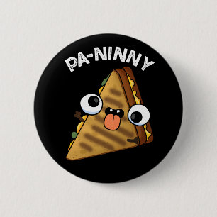 Pa-ninny Funny Panini Pun Mörk BG Knapp
