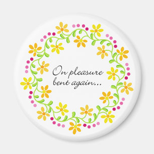 På nöjeböjelse igen - Austen pride & fördom Magnet