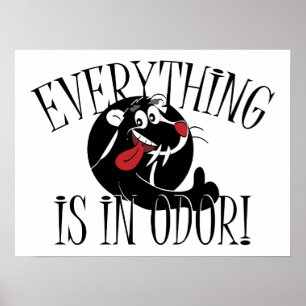 På Odor Skunk Poster
