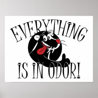 På Odor Skunk Poster