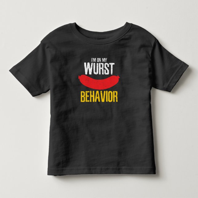 På Oktoberfesten Mitt västerländska beteende T Shirt (Framsida)