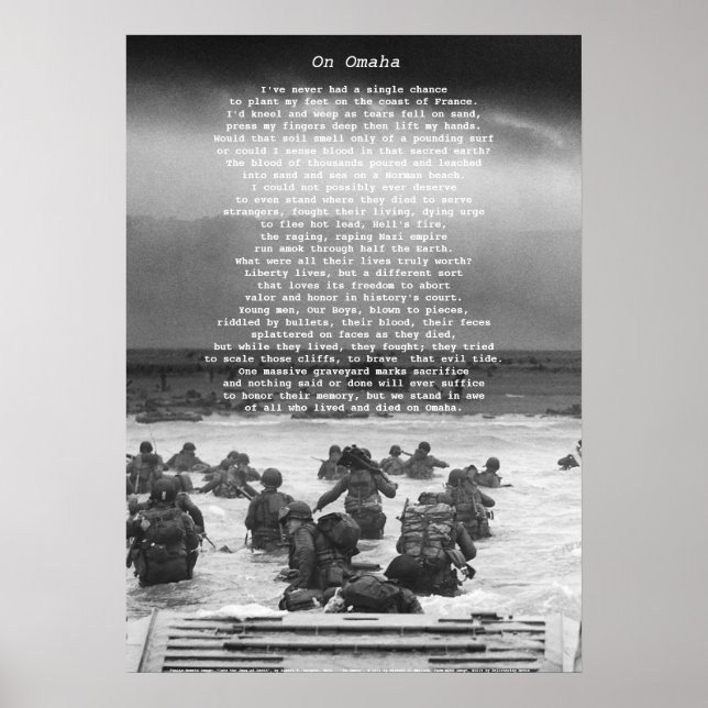 På Omaha Poster (Framsidan)