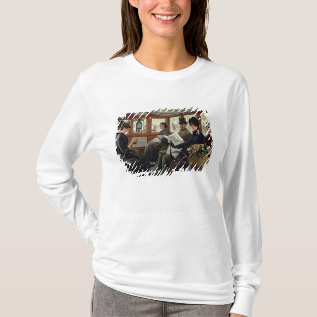 På omnibusen 1880 t shirt (Framsida)
