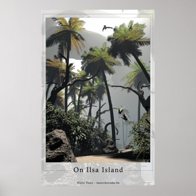 På ön Ilsa Poster (Framsidan)