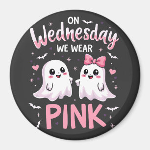 På onsdag talar vi om Rosa och Bära Halloween Skul Magnet