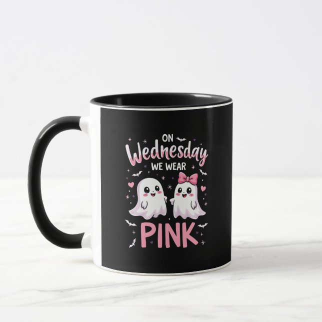 På onsdag talar vi om Rosa och Bära Halloween Skul Mugg (Vänster)