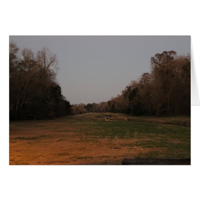 På öppet område hälsningskort (Framsidan Horizontal)