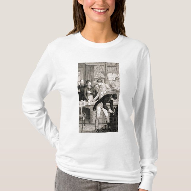 På packa ihop c.1800 (gravyr) tröja (Framsida)