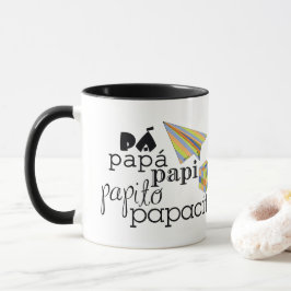 pá, papá, papi, papito, papacito mugg