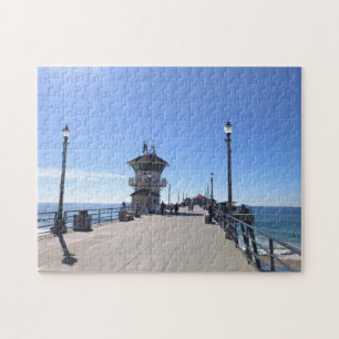 På Pier, Huntington Beach, Kalifornien Pussel