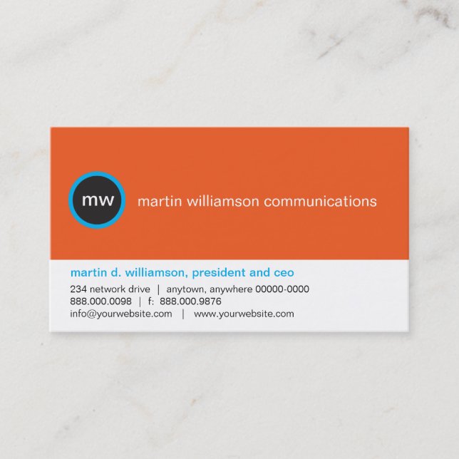 På plats-Affärskortet Visitkort (Framsida)