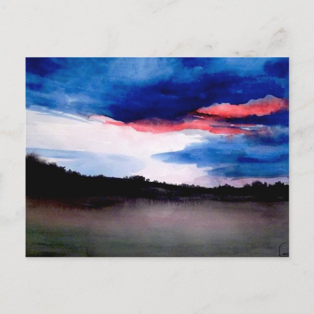 På Platten Rd., Ann Arbor Michigan Vykort (Framsida)