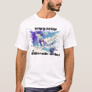 På plugghästen för kantsnowboard j2A Kalifornie T Shirt