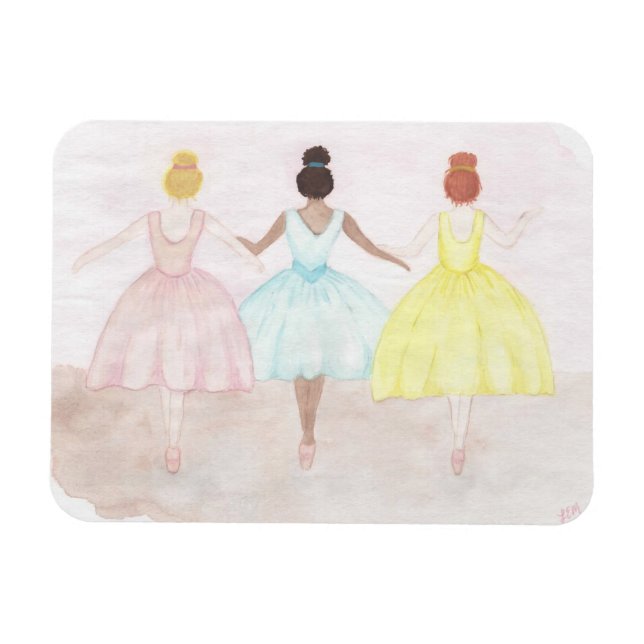 På Point Ballet-dansare Magnet (Horisontell)