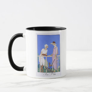 På poloen 1920-29 (pochoirtrycket) mugg
