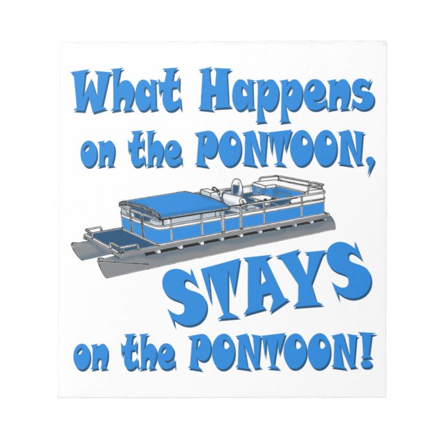 På Pontoon Anteckningsblock (Framsida)