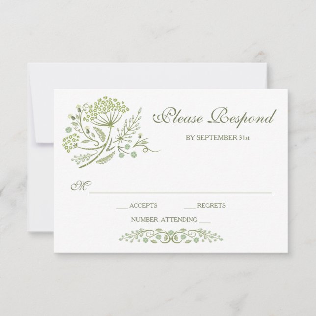 På Prairie-Bröllopet OSA Card Kort (Framsida)