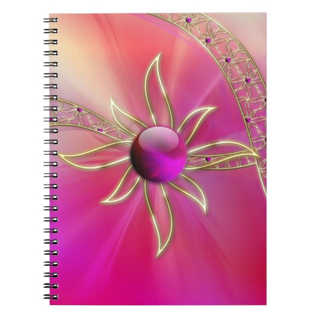 På radiant Splendor Notebook Anteckningsbok (Framsidan)