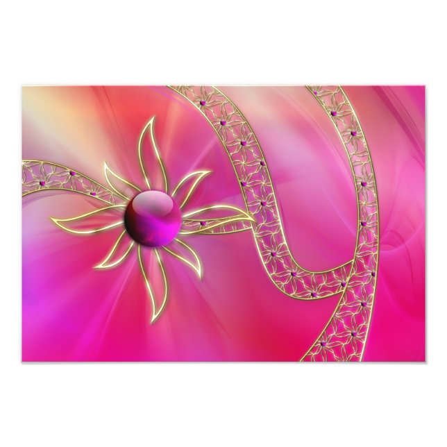 På radiant Splendor Photo Print Fototryck (Framsidan)