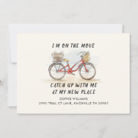 På resande fot med Ny adress Flytta i Cat Bicycle