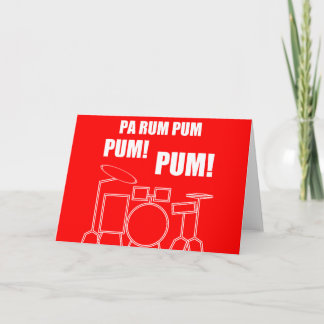 Pa-rom Pum Pum Pum Helgkort