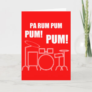 Pa-rom Pum Pum Pum Helgkort