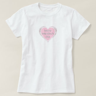 På Rosa och Snöre Alla hjärtans dag Tee Shirt