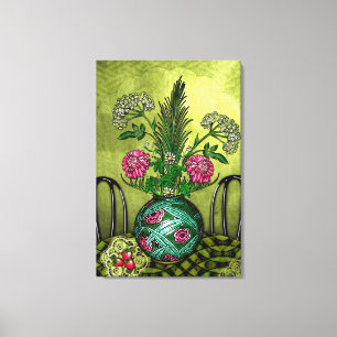 På Roycroft Cafe Canvastryck