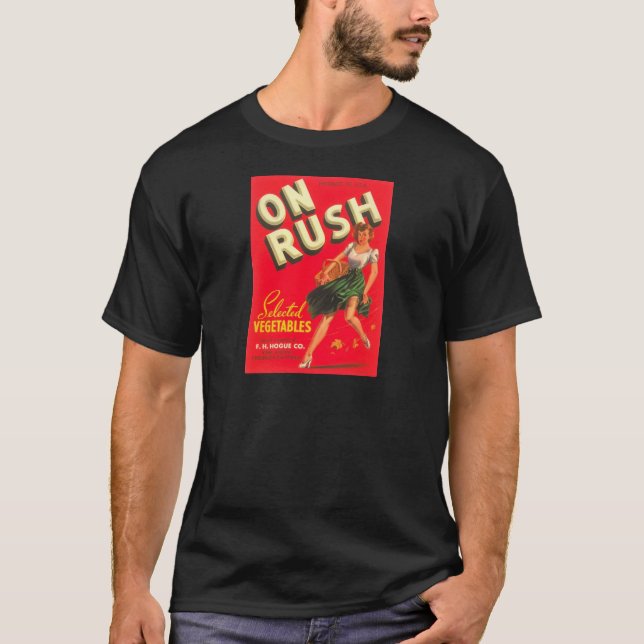 På rusa t-shirt (Framsida)