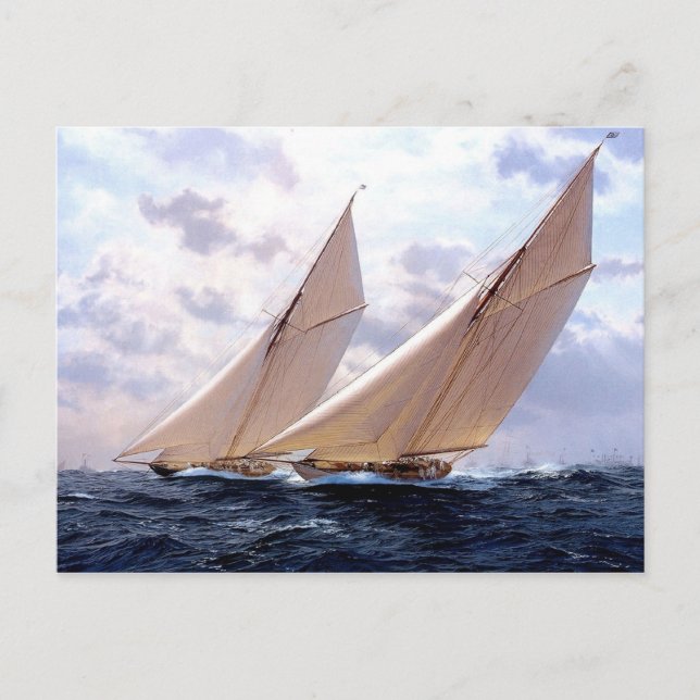 På samma spår vykort (Framsida)