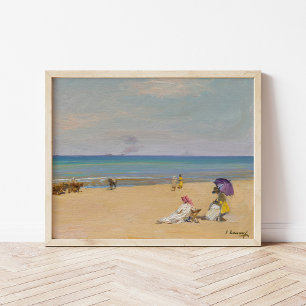 På sand Herr John Lavery Poster