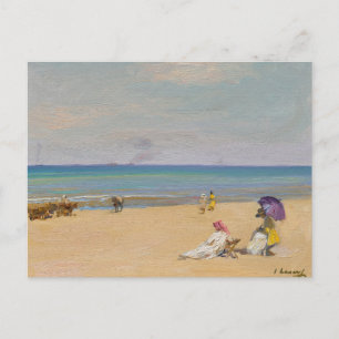 På sand Herr John Lavery Vykort