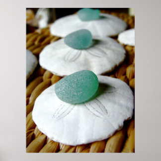 På Sand Print Poster